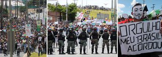 Praça de guerra em torno do jogo da seleção