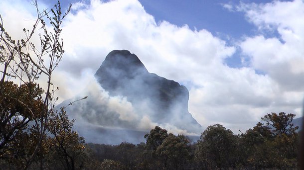 Ibama combate incêndio na Chapada Diamantina