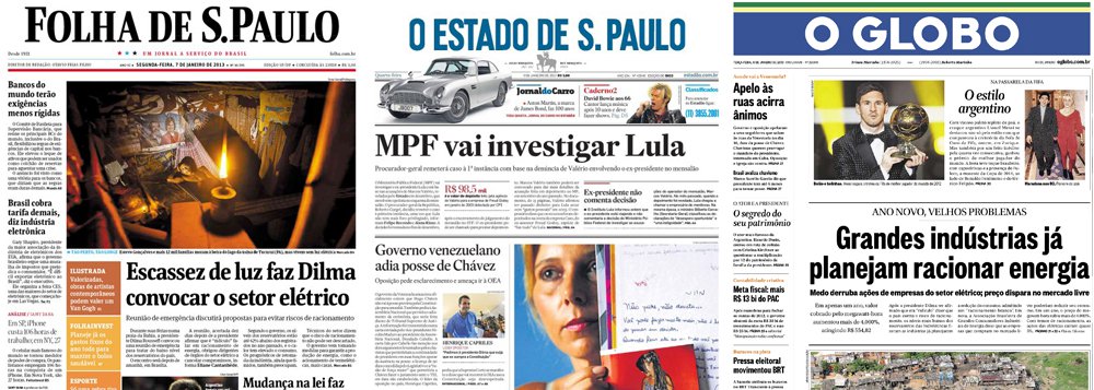 A semana dos grandes erros na grande imprensa