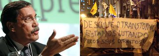 Merval diz que foco dos protestos é a corrupção