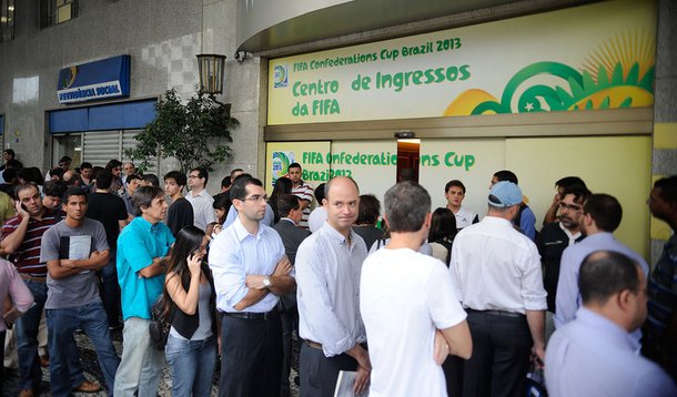 Copa das Confederações: 757 mil ingressos vendidos