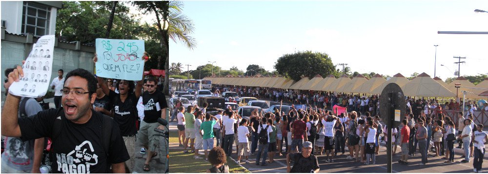 Protesto em Aracaju ocorre na 5ª; com foco: quer passagem a R$ 1,92