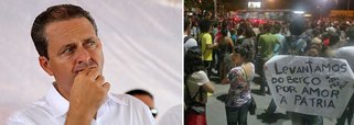 Protestos chegam a PE e Campos convoca imprensa