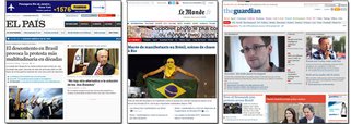 Protestos no Brasil ganham noticiário internacional