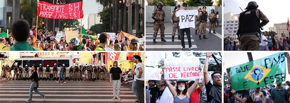 BH: 8 mil marcham contra tarifa... e sem confronto