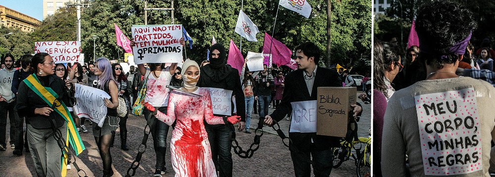 Estatuto do Nascituro motiva protesto na capital