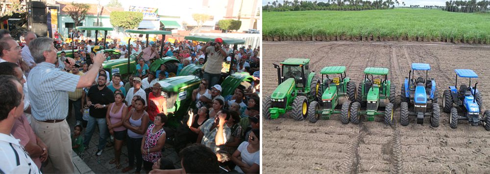 Produtores recebem equipamentos agrícolas