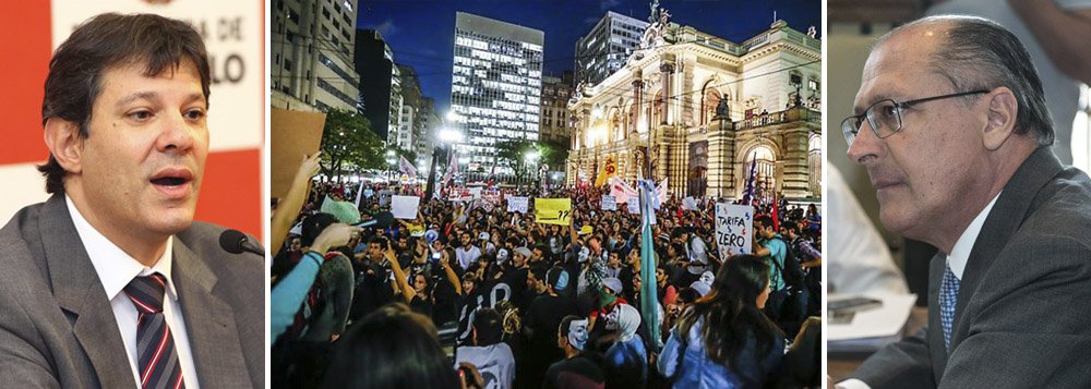 Haddad difere de Alckmin e chama MPL ao diálogo