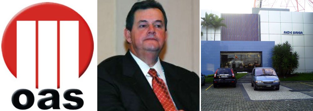 OAS vende ações da Rede Bahia a emissora de SP