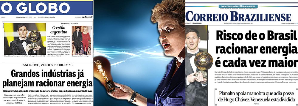 Grandes jornais veem o Brasil à beira do apagão