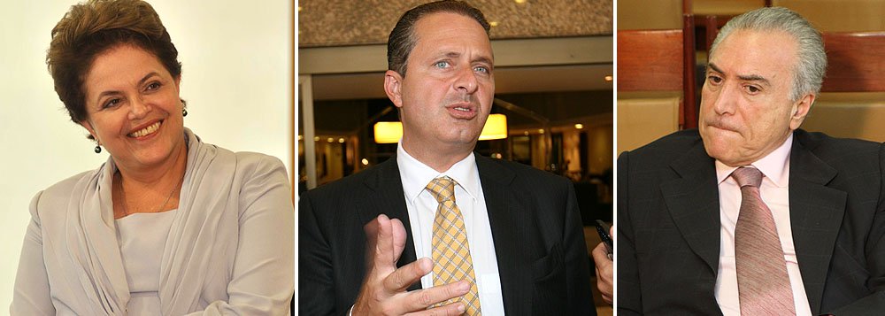 "Namoro" entre Dilma e Campos preocupa PMDB