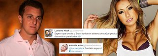 Huck pede um sistema de saúde público "descente"