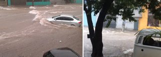 Bombeiros resgatam pessoas ilhadas em BH