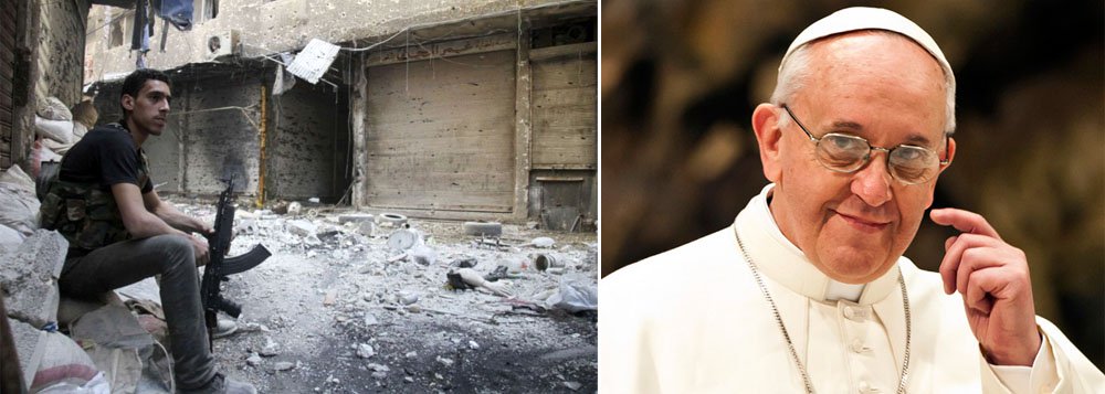 Papa pede que G8 interfira por cessar-fogo na Síria