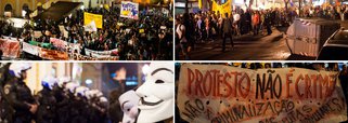 Protesto em Porto Alegre tem violência e prisões
