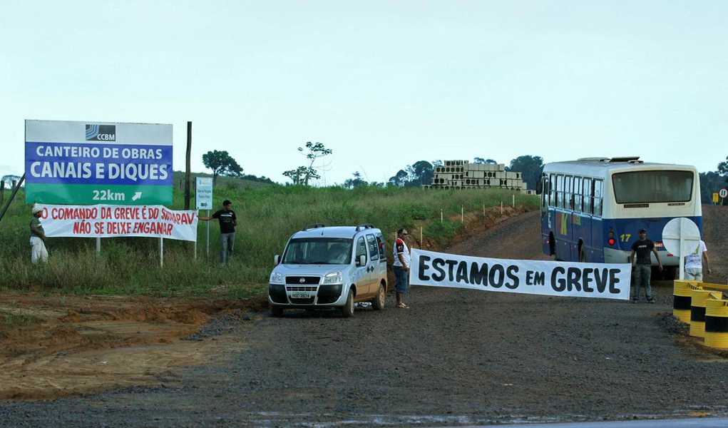 Pela terceira vez em seis meses, operários paralisam Belo Monte