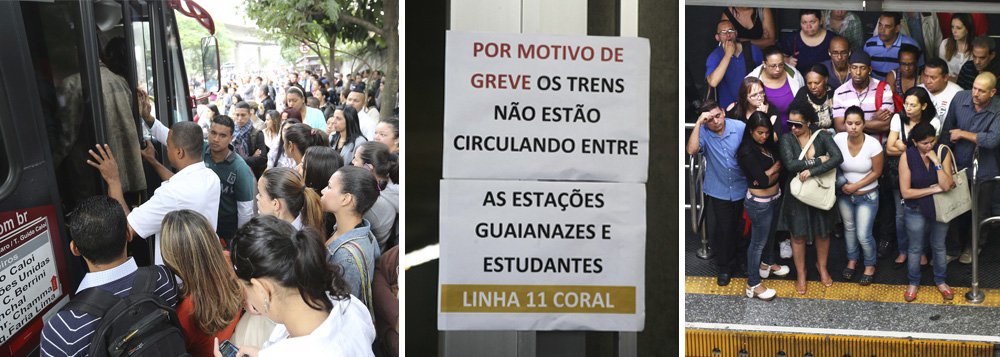 Greve na CPTM e manifestações abalam capital