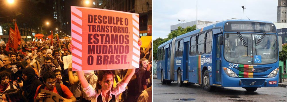 Mobilização contra tarifas de ônibus chega ao Recife