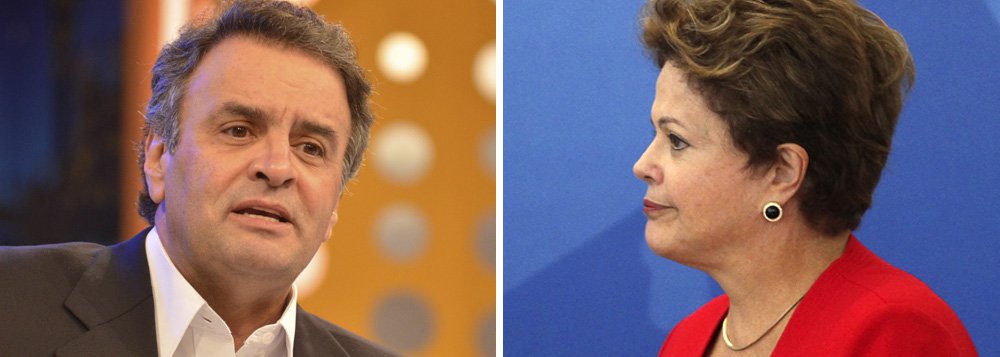 Aécio rebate Dilma e recomenda "serenidade"