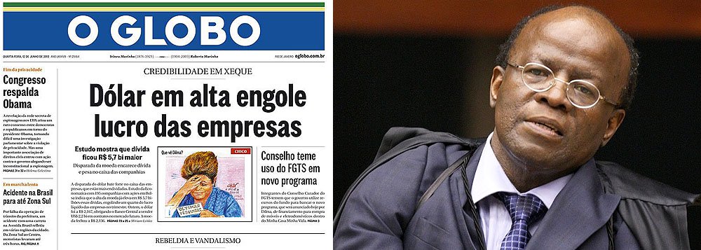 Globo está com Barbosa: criação de TRFs é desperdício