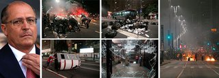 Avenida Paulista em chamas
