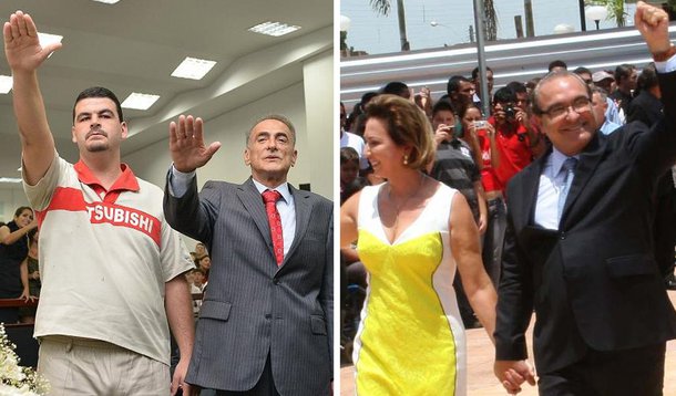 Jardel e Jânio tomam posse sem presenças de ex-prefeitos