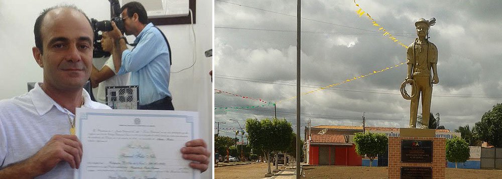 Vice-prefeito é preso por vandalismo contra estátua