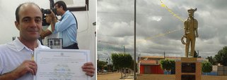 Vice-prefeito é preso por vandalismo contra estátua