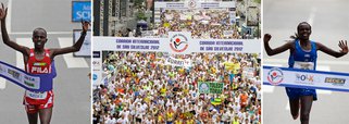 Quenianos dominam São Silvestre entre 25 mil