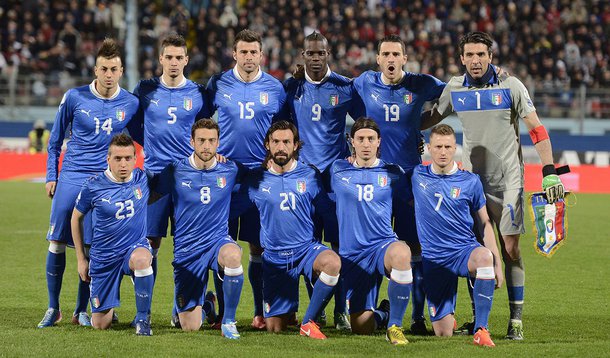 Seleção italiana chega ao Rio para Copa das Confederações
