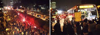 Protesto provoca mais um confronto em SP