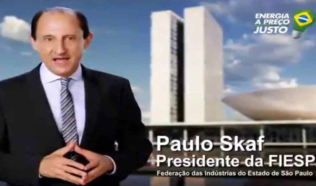 Skaf, da Fiesp, ganha um carimbo: "oportunista"