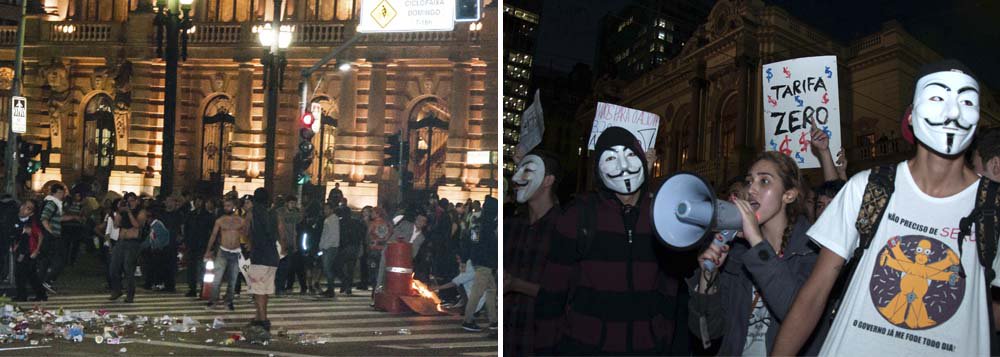 Aumento na passagem gera confronto em São Paulo