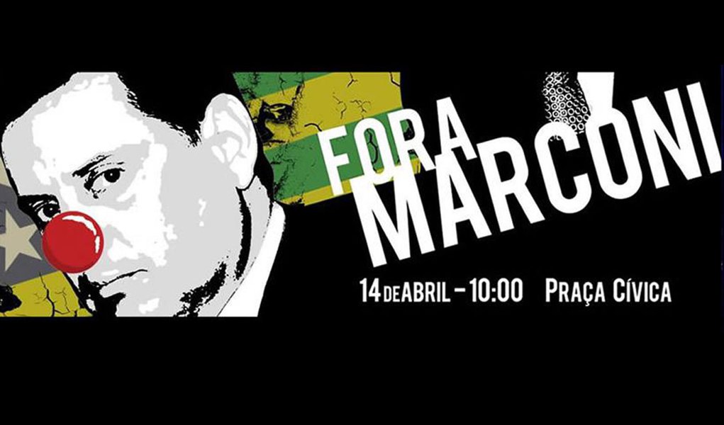 FORAMARCONI sai do Facebook e vai à praça 