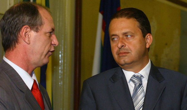 Bandeira branca entre  Campos e Ciro Gomes