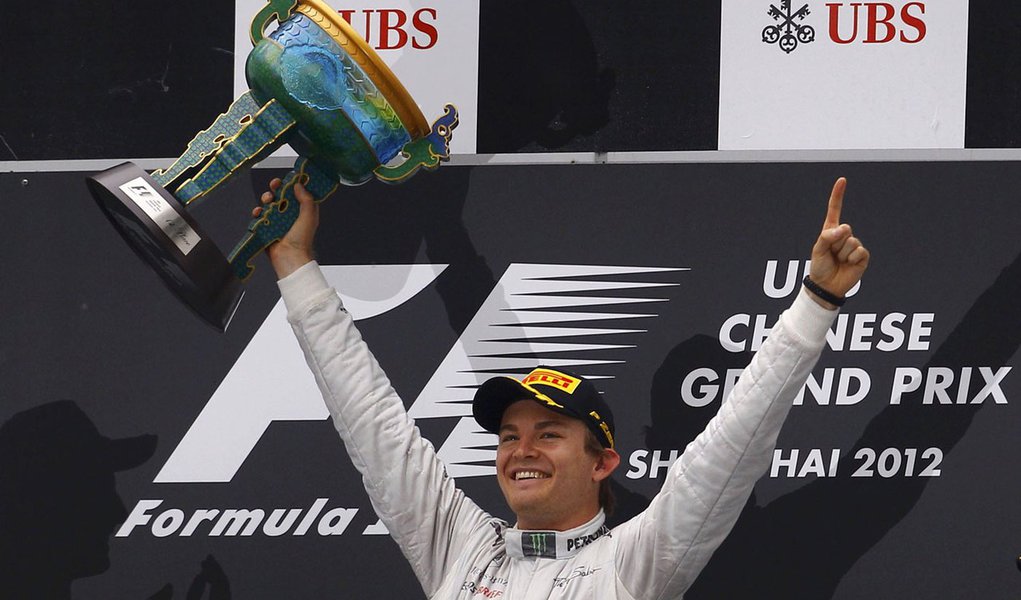 A primeira vitória de Rosberg