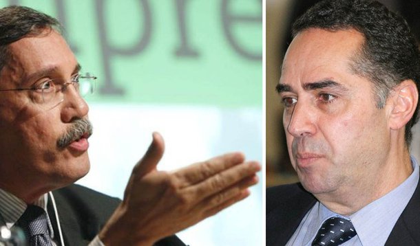 Merval Pereira e Luis Roberto Barroso