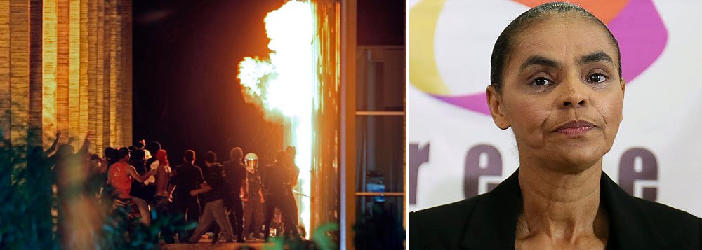 Marina ganha algo quando pede mais protestos?