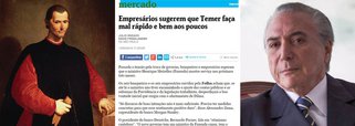 Lógica de Maquiavel não se aplica ao interino Temer
