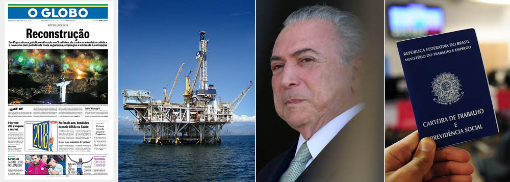 Globo pede a reconstrução de um país que ela destruiu
