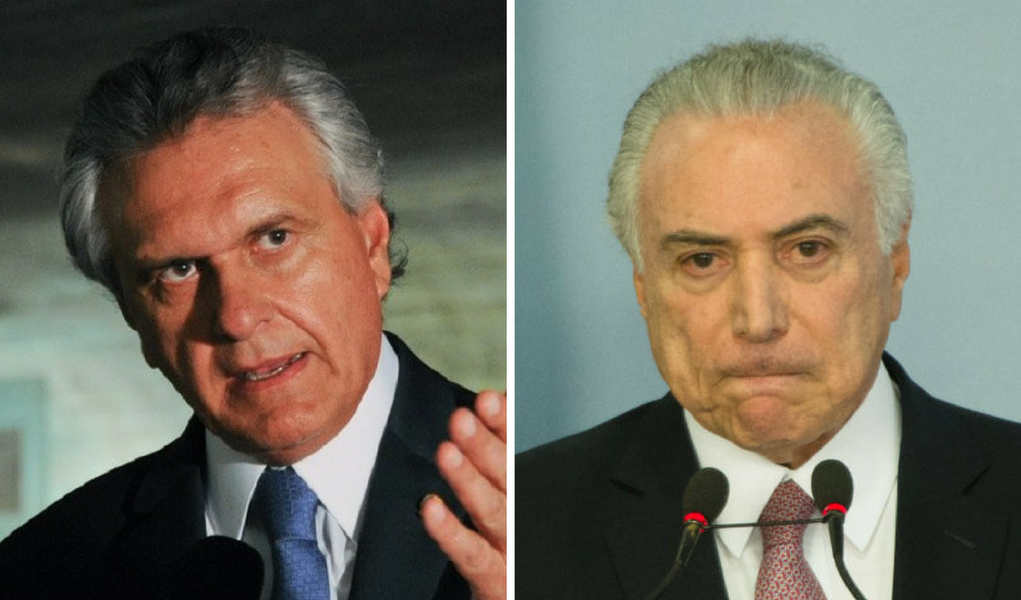 Temer mira Caiado e quer derrotá-lo em Goiás