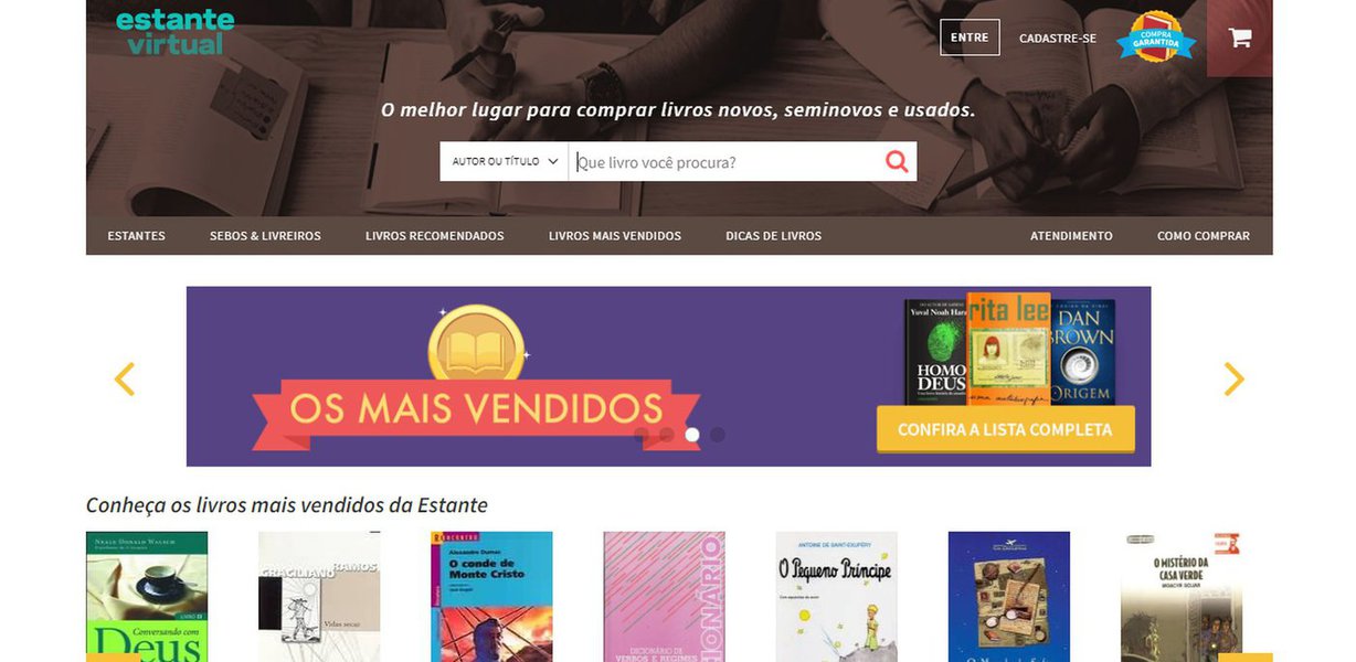 Site Estante Virtual é comprado pela Livraria Cultura