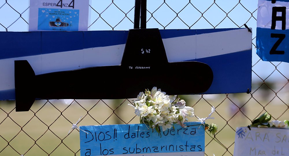 Marinha argentina detecta novos objetos que podem ser submarino desaparecido