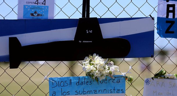 Marinha argentina detecta novos objetos que podem ser submarino desaparecido