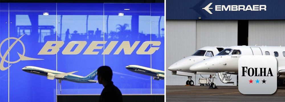 Folha defende venda da Embraer à Boeing