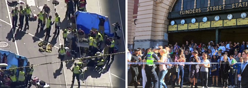 Motorista é preso após atropelar 12 pessoas em Melbourne, na Austrália