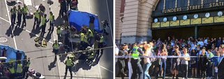 Motorista é preso após atropelar 12 pessoas em Melbourne, na Austrália