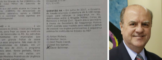 Concurso para Brigada Militar do RS tem questão que elogia secretário de Segurança