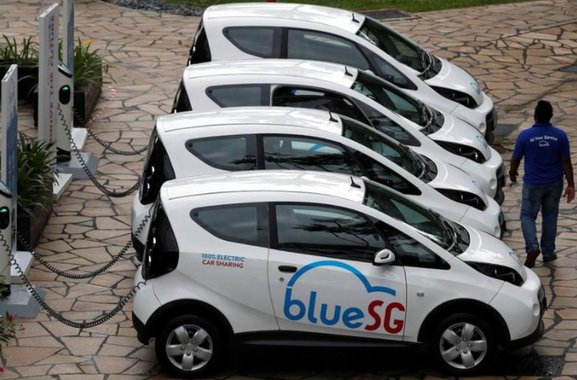 Cingapura lança programa de compartilhamento de veículos elétricos