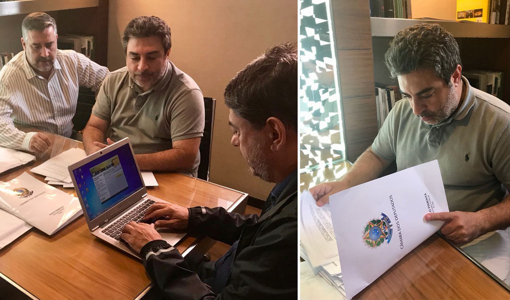 Pimenta e Damous visitam Tacla Duran, que denunciou máfia das delações